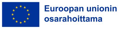 Euroopan unionin osarahoittama -tunnus.